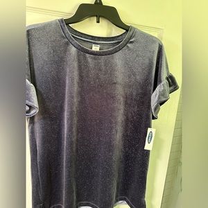 Old navy sparkly blue top